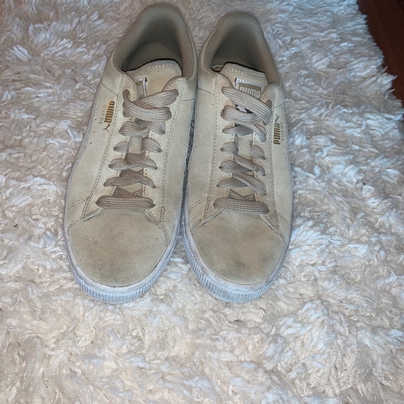Puma Tan Suede Sneakers - Picture 4 of 6